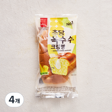 삼립 초당옥수수 크림빵, 100g, 1개입, 4개