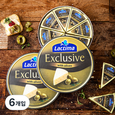 락티마 익스클루시브 올리브 치즈, 17.5g, 8개입, 6개