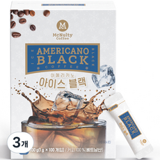 맥널티커피 아메리카노 아이스 블랙, 1g, 100개입, 3개