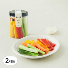 세끼판다 판다의 채소스틱 + 랜치소스 세트 250g, 2세트