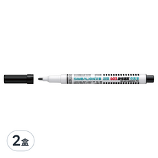 SIMBALION 雄獅 油性速乾奇異筆 NO.605, 黑色, 24支