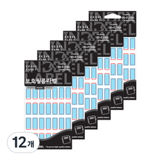 쁘띠팬시 보호필름라벨 견출지 20-F210R, 13개입, 12개