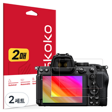 스코코 니콘 Z5 II 초고화질 트루컬러 AR 액정보호필름 2p 세트, 2세트