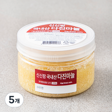 신신팜 국내산 다진마늘, 200g, 5개