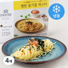 모두의맛집 어쩌다농부 명란 들기름 파스타 (냉동), 4개, 276g