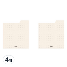PLEPIC Moist描圖索引便條紙 M, 4個, 15 棉質圓點, 1入
