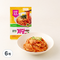 풀무원 저당 생쫄면 2인분, 460g, 6개