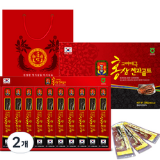 MYEONG KI SAM 高麗太極紅蔘 天和黃金紅蔘精 10入+購物袋, 300g, 2個