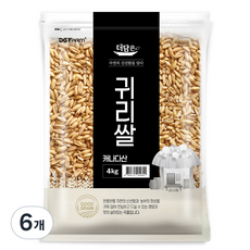 더담은 캐나다산 귀리쌀, 4kg, 6개