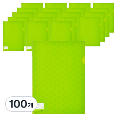 에코청운 드롭 L홀더 A4, 연두, 100개