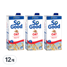세니테리엄 쏘굿 오트 언스위트 밀크, 1L, 12개