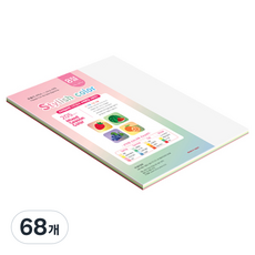 종이문화 SS 스타일리쉬 시즌 두꺼운 혼합색지 205g 04 Winter, 68개, 8절
