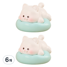 라벤티아 귀염둥이 엎드린 애니멀 피규어 타입5, 6개