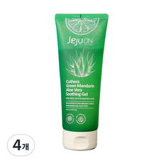 JEJUON Cuthera青橘蘆薈舒緩凝膠, 200ml, 4個