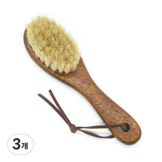 코쿼드 샴푸용 털 핸드 헤어브러쉬 I120, 베이지, 3개
