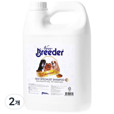 브리더 뉴 스페셜 강아지 샴푸, 4L, 1개입, 2개