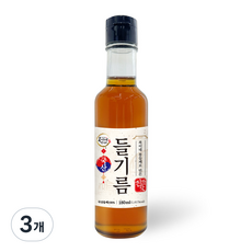 BokineMeokgeori 使用整顆紫蘇籽製成的香濃韓國產紫蘇油, 180ml, 3個