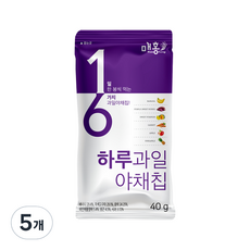 Mae Hong Haru 水果蔬菜片, 40g, 5個