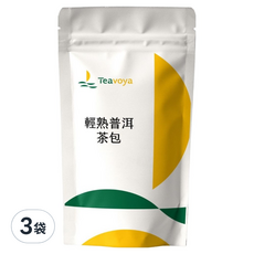 Teavoya 嘉柏茶業 雲南輕熟普洱茶包, 6g, 15包, 3袋