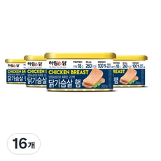하림이닭 닭가슴살 햄, 200g, 16개