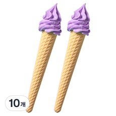 스위트 아이스크림 지우개, 퍼플, 10개