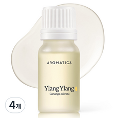 아로마티카 일랑일랑 에센셜 오일, 10ml, 4개