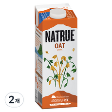 NATRUE 優質燕麥飲, 1L, 2個