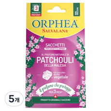 오르페아 퍼퓸 샤쉐 3p, 30g, 5개, 파츌리