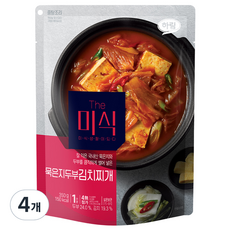 더미식 묵은지두부김치찌개, 350g, 4개