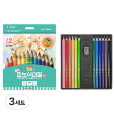munhwA 三角Jumbo色鉛筆, 3套