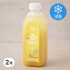 뷰코프레쉬 퓨어 파인애플 저온 비가열 착즙 주스 (냉동), 870ml, 2개