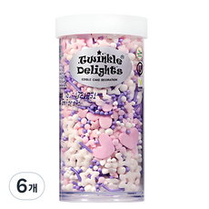 QUALITY SPRINKLES 烘焙裝飾造型巧克力米, 78g, 6개