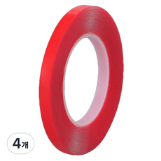 알로데 나노 다용도 강력 양면 테이프 TYPE01 너비 10mm x 길이 10m, 4개