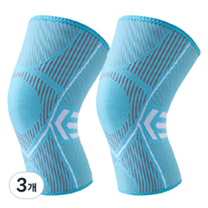 러닝 피트니스 탄력성 좋은 무릎보호대 스카이화이트 2p, 3개