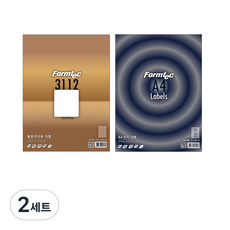 Formtec 物流管理用標籤 12格 LS-3112 100張 + 全張標籤 20張, 2套