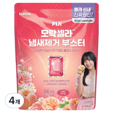 피지 모락셀라 냄새제거 부스터 캡슐 상큼한 피치향, 26개입, 4개