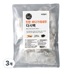 마켓밀러 진한 바다가재새우 다시팩 20p, 320g, 3개