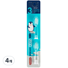 오라덴스 소닉클린 키즈 음파전동칫솔 3단계 리필모, 4개