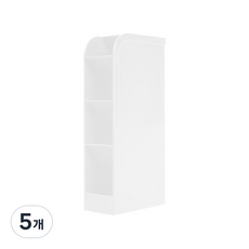 Angle Stand 편리한 디자이너 오피스 스타일 펜꽃이, 스노우, 5개