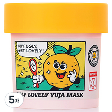 어글리러블리 유자 마스크 100ml, 5개, 1개입