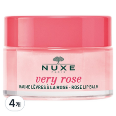 눅스 베리로즈 립밤, 바닐라향, 15g, 4개