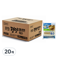 풀무원 평양물냉면 육수, 20개, 290g
