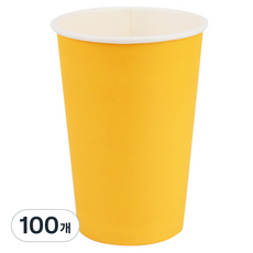 外帶包紙杯 390ml 黃色, 100個