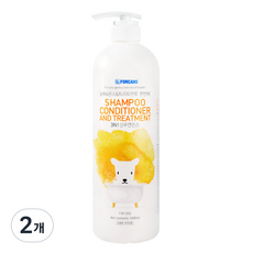 포켄스 강아지 3 in 1 샴푸 앤 린스, 1L, 1개입, 2개