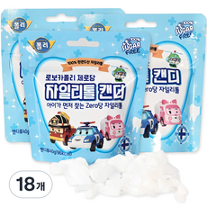 로보카폴리 제로당 캔디, 자일리톨, 40g, 18개