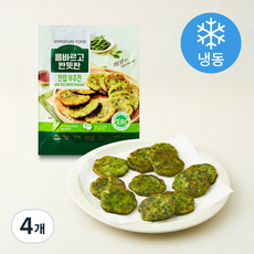 올바르고 반듯한 한입 부추전 (냉동), 1kg, 4개