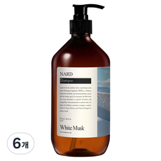나드 부케가르니 리프레쉬 퍼퓸드 샴푸 화이트머스크, 500ml, 6개