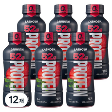 랩노쉬 프로틴 드링크 맥스 딸기, 12개, 400ml