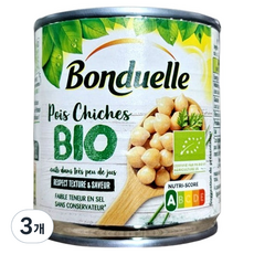 Bonduelle 鷹嘴豆罐頭, 3個, 150g
