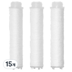 노비타 샤워기 세디먼트 필터 리필 SA-FO040K, 15개, 무향